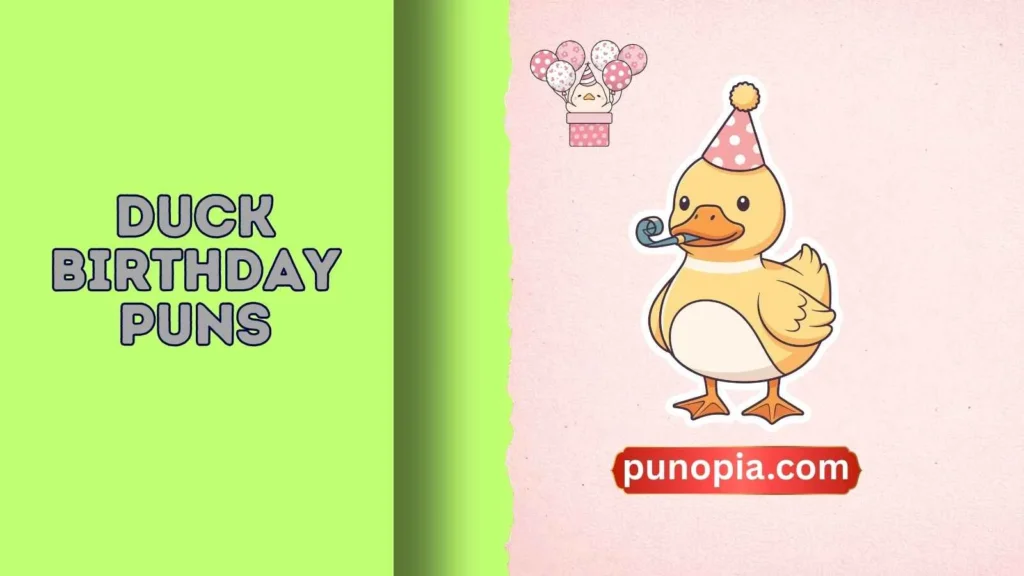 duck birthday puns