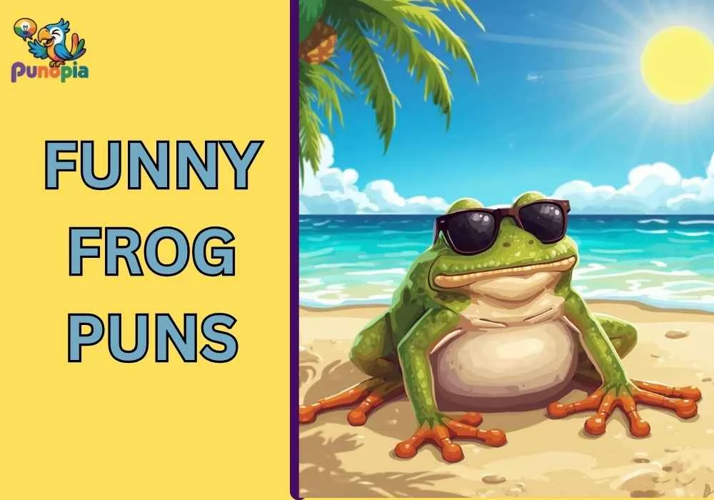 funny frog puns