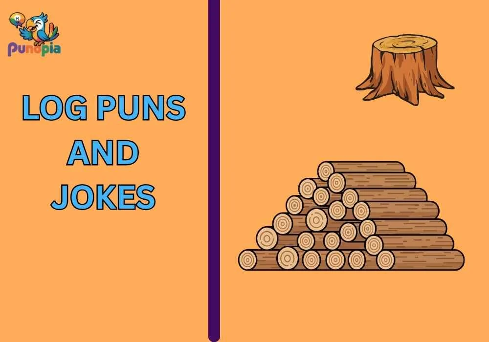 Log puns and jokes