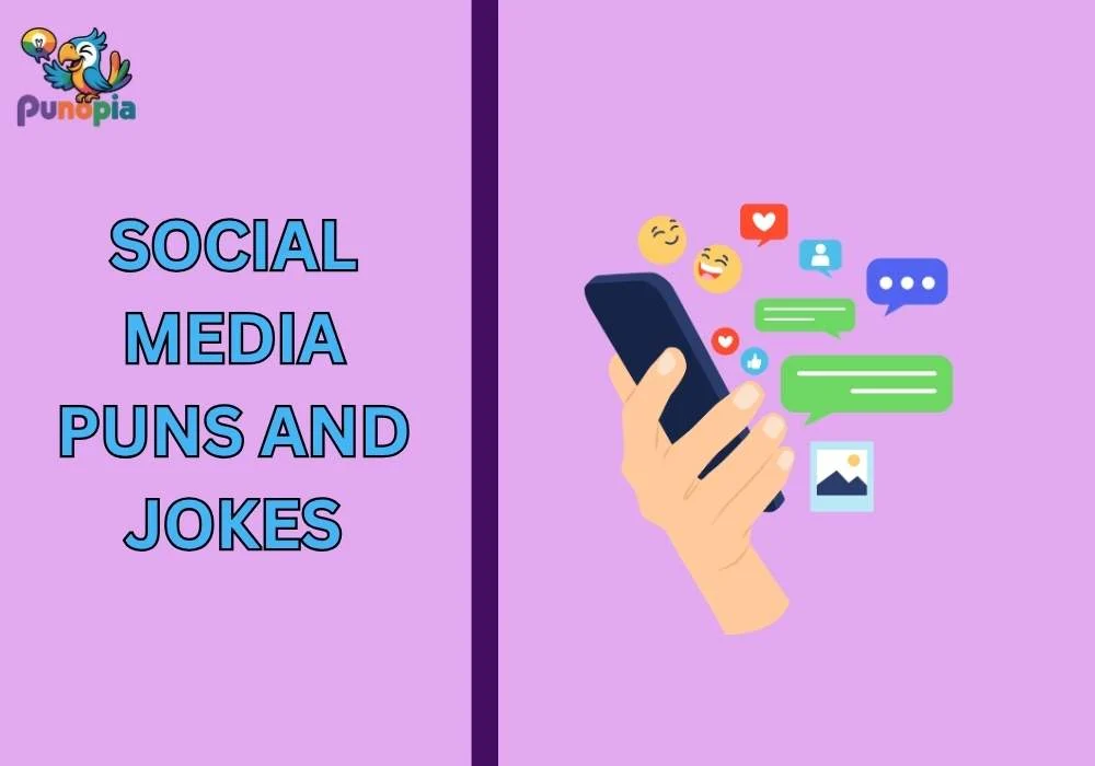 Social media puns and jokes