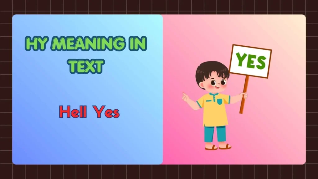 HY Meaning in Text