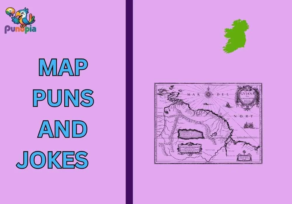 Map puns and jokes