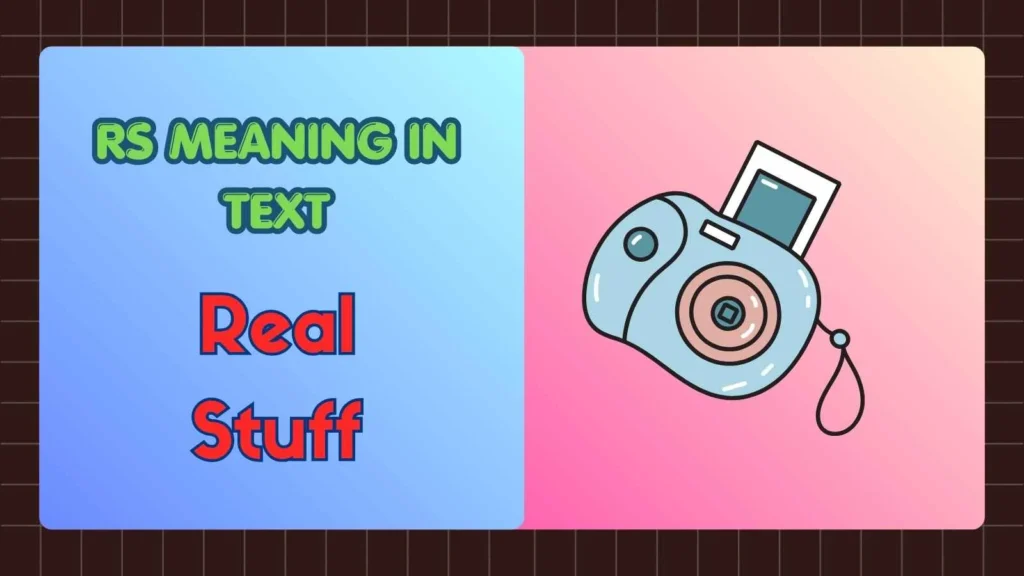 RS Meaning in Text