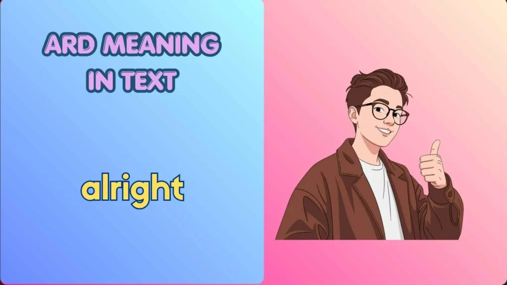 ard meaning in text