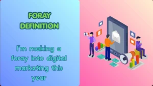 Foray Definition