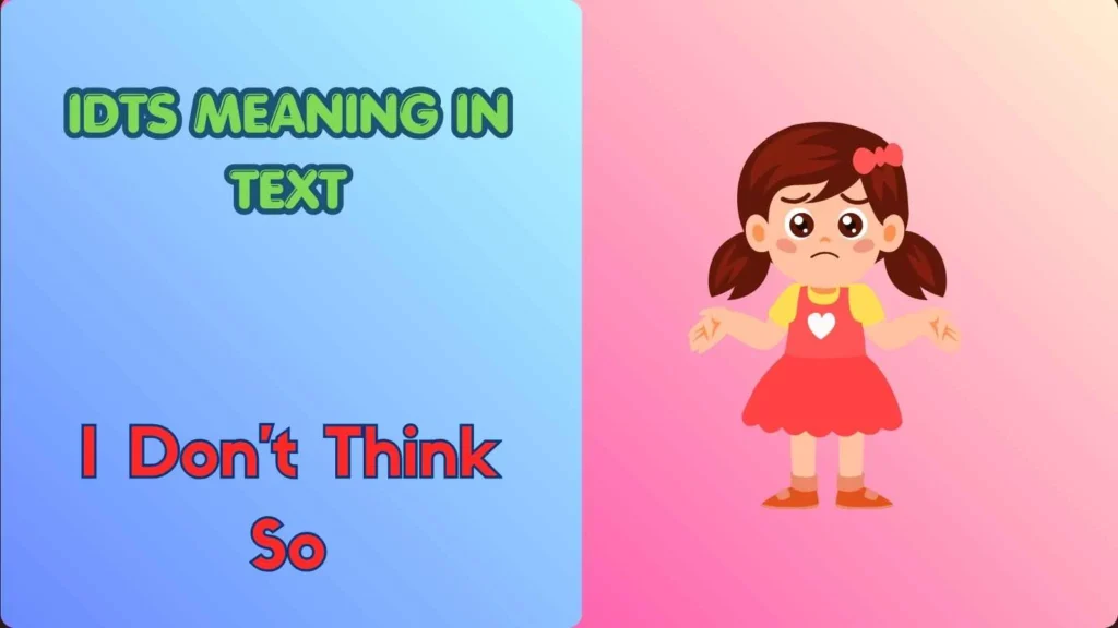 IDTS Meaning in Text