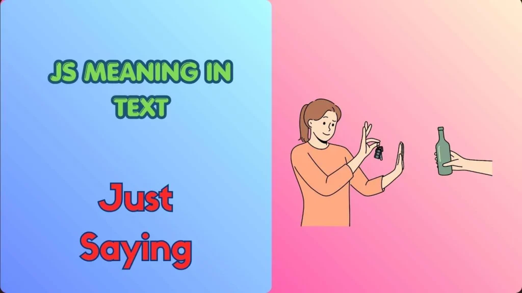 JS Meaning in Text