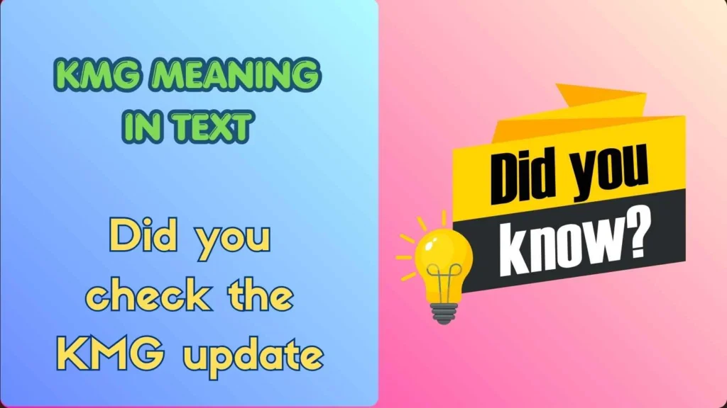 kmg meaning in text
