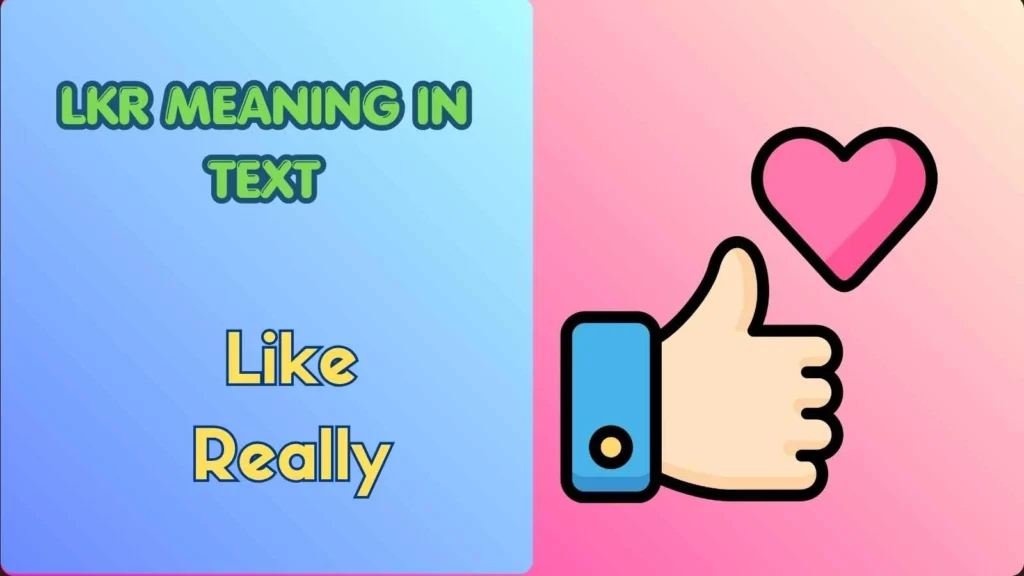 lkr meaning in text