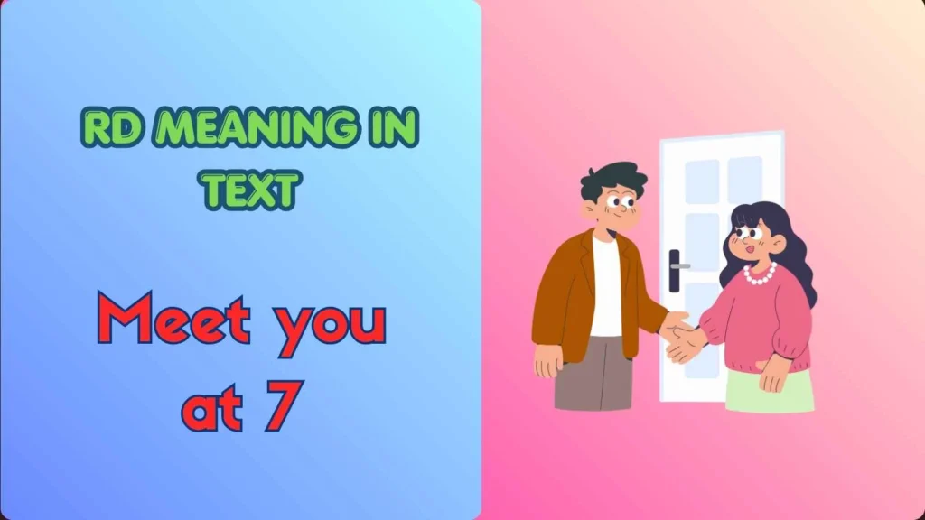 RD Meaning in Text