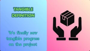 Tangible Definition