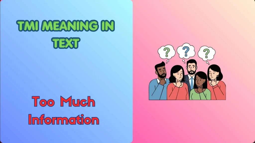 TMI Meaning in Text